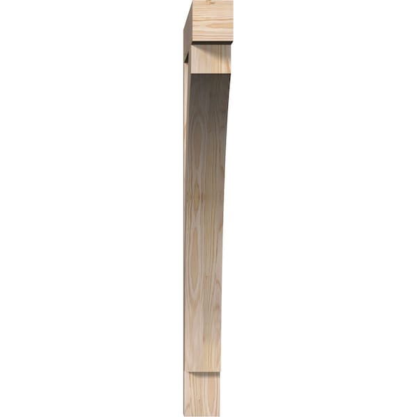 Thorton Block Smooth Bracket, Douglas Fir, 3 1/2W X 32D X 38H